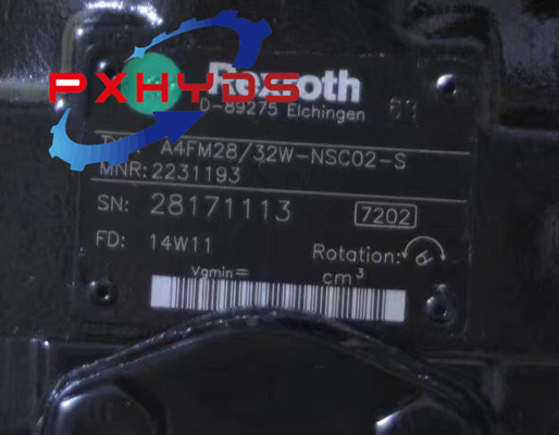 Fuente de energía del aceite de la bomba de remolque A4FM28/32W-Nsc02 Certificado del motor de pistón hidráulico BV