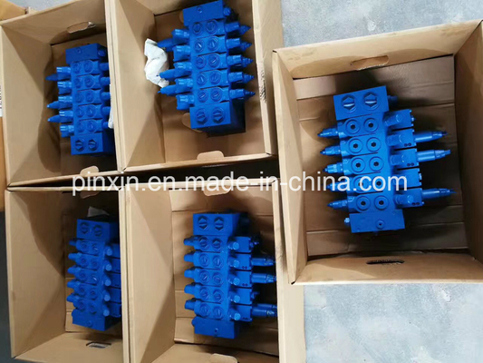 Válvula de control de unidad múltiple hidráulica de doble asiento M4-4031 personalizable para excavadora