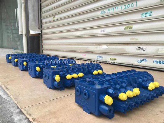 M7 de doble asiento con válvula de unidad múltiple, piezas de repuesto hidráulicas para camiones de bomba de hormigón