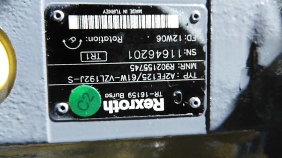 Motor de pistón hidráulico A2fe125 personalizable para conductor de pila de excavadora