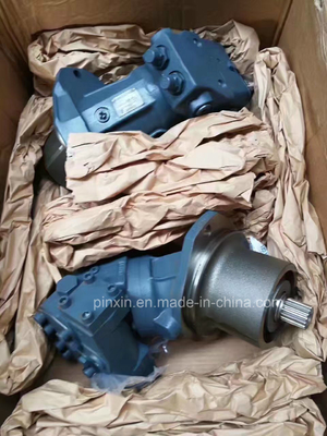 Maquinaria para pavimentar carreteras Partes de hierro fundido Motor de pistón hidráulico A2fe125/61W-VAL020 con 1