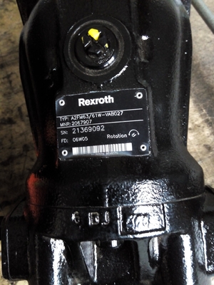 Maquinaria de construcción Motor de pistón hidráulico excitado A2FM28/61W-Vbb010 para el contacto
