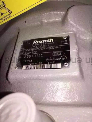 Motor de engranaje hidráulico de la serie A6ve160 de acero al carbono para máquinas de elevación y rendimiento