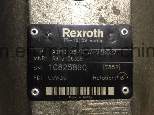 Grúa de rastreo Acero de carbono A2FM107 A2FM125 Motor hidráulico para maquinaria de pavimentación
