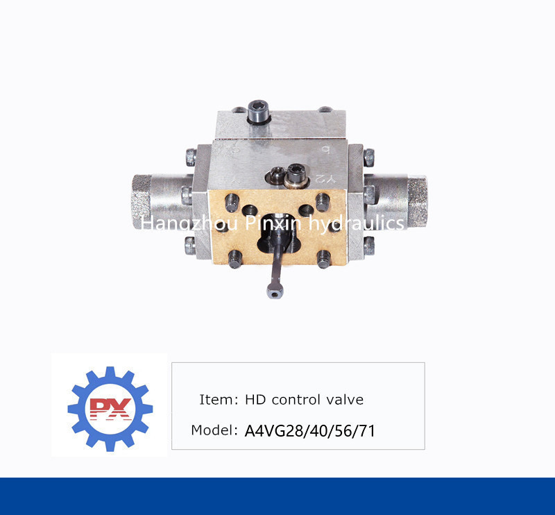 Tipo de control manual de válvula hidráulica fácil HD para bomba hidráulica A4vg71 monoplaza