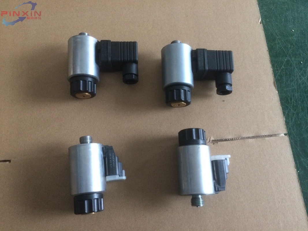 Estructura de cilindro único Partes de la bomba hidráulica Bobina de solenoide 3 pines 2 pines para piezas de repuesto