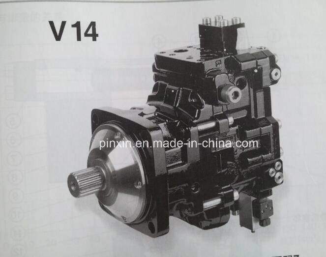 Motor de hierro fundido hidráulico V14-110 para maquinaria de pavimentación de tambor con rodillos