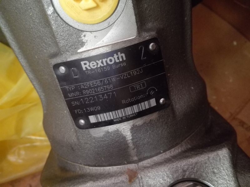 Motor de pistón hidráulico de aceite de la serie A2fe63 para excavadora fácil de instalar